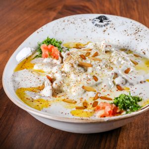 Fateh Hummus With Tahini / فتة حمص بالطحينة